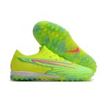 Chuteira Society Nike Phantom (TF) - Verde com Rosa