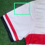 (MANCHADA) Camisa Home I 25/26 - Branco/vermelho - Torcedor Masculina