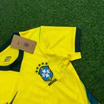 Camisa Seleção Brasil Home I Copa do Mundo 2026 - Amarela - Feminina