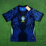 (JORDAN GRANDE) Camisa Brasil Away II 26/27 - Azul e Preta - Jogador Masculina