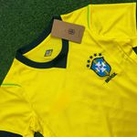 Camisa Seleção Brasil Home I Copa do Mundo 2026 - Amarela - Feminina