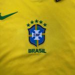  Camisa Seleção Brasil 25/26 - Amarela - Torcedor Masculina (Com estrelas)