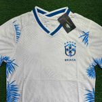 22/23 Brasil Classic - Jogador - Branca com RELEVO AZUL
