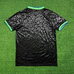 Camisa De Treino Brasil Preta Leopardo - Torcedor Masculina (ESTRELAS VERDE)
