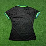 CAMISA FEMININA DA SELEÇÃO BRASILEIRA PRETA COPA 2022