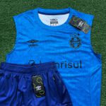 Conjunto Treino Grêmio Regata e Short 2024/25