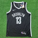 NBA Brooklyn Nets 2022 - James Harden #13 -75 ANOS - PRETA