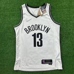 NBA Brooklyn Nets Home - HARDEN #13 - 75 ANOS - BRANCO