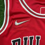 NBA Chicago Bulls Vermelha - Jordan #23 - 75 ANOS