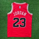 NBA Chicago Bulls Vermelha - Jordan #23 - 75 ANOS
