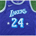 Camisa NBA Lakers #24 Bryant City Edition Purple - 23/24 75 Anos - Roxa