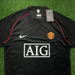 Camisa Retrô Manchester United 2007/2008 Preta