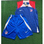 Conjunto Treino Regata + Short 23/24 Atlético Madrid - Azul (Short claro)