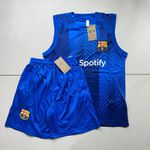 Conjunto Treino Regata + Short Barcelona 23/24 - Azul
