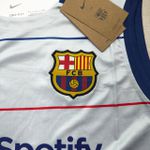 Conjunto Treino Barcelona Regata + Short 2024/25 - Cinza