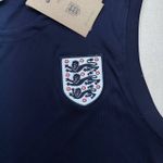 Conjunto Treino Regata + short Inglaterra 2024 - Detalhe Vermelho Vinho