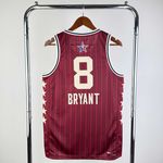 Regata All Star NBA 23/24 - Kobe Bryant #8 Vermelho silk