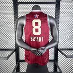 Regata All Star NBA 23/24 - Kobe Bryant #8 Vermelho silk