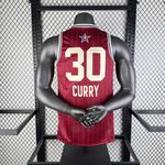 NBA All Star Game 23/24 Stephen Curry #30 Vermelha - Jogador Silk