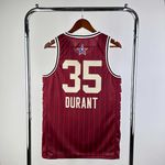 NBA All-Star Game 2024 Jordan Swingman Kevin Durant 35 Vermelha Jogador Silk