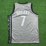  NBA Brooklyn Nets Durant #7 - 75 Anos - Cinza