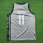 NBA Brooklyn Nets Kyrie Irving #11 - Edição 75 anos - Cinza