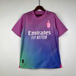 Camisa AC Milan Third III 23/24 - Rosa/Lilás - Torcedor Masculina
