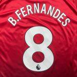 Camisa Manchester United Home I 24/25 - Vermelho - B. Fernandes 8 - Torcedor Masculina