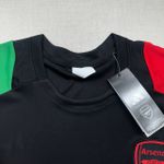 Conjunto Treino Adulto Regata e Short Arsenal FC Treino 24/25 Preto/Vermelho/Verde