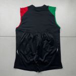 Conjunto Treino Adulto Regata e Short Arsenal FC Treino 24/25 Preto/Vermelho/Verde