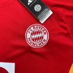 Conjunto Treino Adulto Camisa e Short Bayern Müchen VERMELHO/LARANJA 24/25