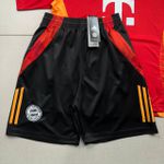 Conjunto Treino Adulto Camisa e Short Bayern Müchen VERMELHO/LARANJA 24/25