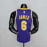 NBA Los Angeles Lakers Silk - James 6 - Especial 75 Anos Roxa