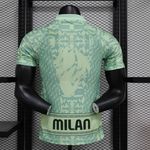 Camisa AC Milan Edição Especial 24/25 - Verde - Jogador Masculina