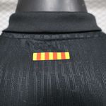 Camisa Barcelona Away II 2425 - Preto - Jogador Masculina