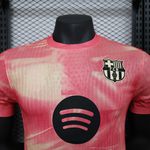  Camisa Barcelona Edição Especial 24/25 - Rosa - Jogador Masculina