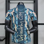 Camisa Manchester City Edição Especial 2425 - Verde/Bege - Jogador Masculina