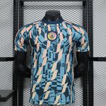Camisa Manchester City Edição Especial 2425 - Verde/Bege - Jogador Masculina