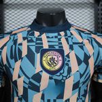 Camisa Manchester City Edição Especial 2425 - Verde/Bege - Jogador Masculina