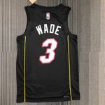 Regata NBA Miami Heat City - Dwane Wade 75 anos - Preto