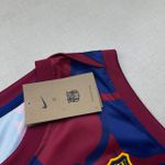 Conjunto Treino Adulto Regata e Short Barcelona Fc VERMELHO 24/25