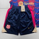Conjunto Treino Adulto Regata e Short Barcelona Fc VERMELHO 24/25