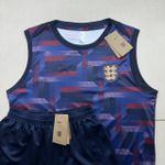 Conjunto Treino Adulto Regata e Short Inglaterra AZUL 24/25