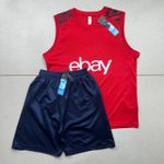 Conjunto Treino Adulto Regata e Short SSC Napoli VERMELHO 24/25