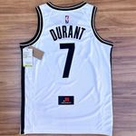 Regata NBA Brooklyn #7 Durant 75 anos - Branca