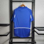 Camisa Retrô Seleção Brasileira Away II 2002 - Copa Do Mundo - AZUL