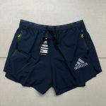 Short Adidas Dry Fit - Masculino - (aquecedor Interno) - Azul Marinho - Ad54