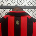Camisa AC Milan 125 Anos Edição Comemorativa 24/25 - Vermelha - Torcedor Masculina