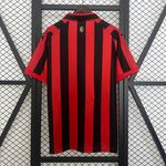Camisa AC Milan 125 Anos Edição Comemorativa 24/25 - Vermelha - Torcedor Masculina