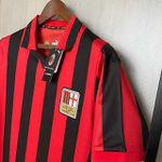 Camisa AC Milan 125 Anos Edição Comemorativa 24/25 - Vermelha - Torcedor Masculina
